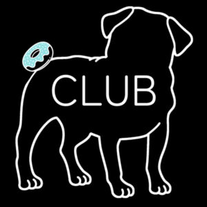 Pug Club Donut Cooler Bag Design