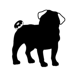 Pug Donut Design