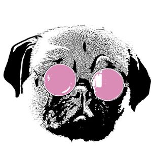 Pug Specs Pink Thumbnail