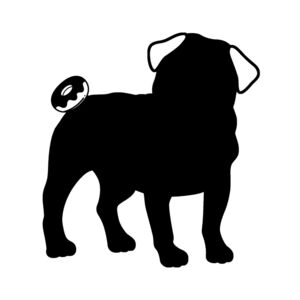 Pug Shadow Print Thumbnail